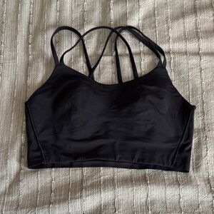Lululemon Athletica Black Strappy Sports Bra